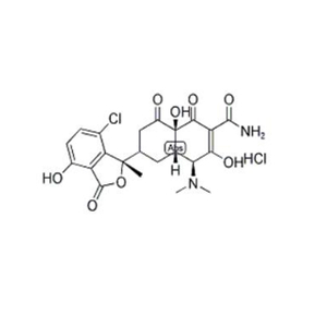 ISOCHLORTETRACYCLINE HYDROCHLORIDE (89835-80-3) C22H23ClN2O8.HCl