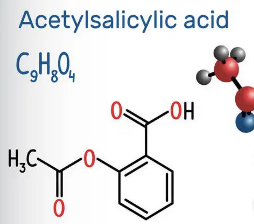 Pharmacological action of acetylsalicylic acid