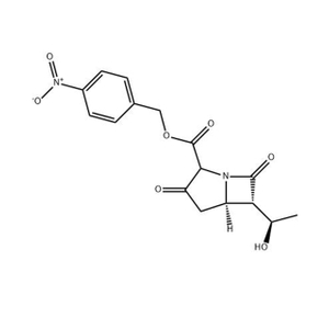 P-Nitrobenzyl-6-(1-hydroxyethyl)-1-azabicyclo(3.2.0)heptane-3,7-dione-2-carboxylate (74288-40-7)