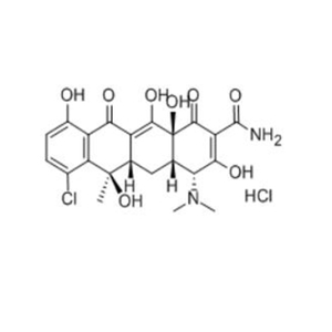 4-EPICHLORTETRACYCLINE HYDROCHLORIDE (101342-45-4) C22H23ClN2O8.ClH