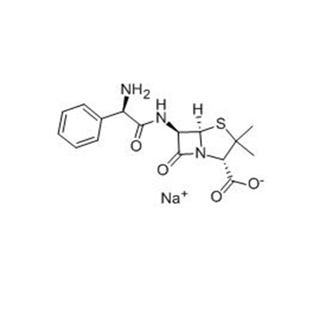 Ampicillin Sodium (69-52-3) C16H18N3NaO4S